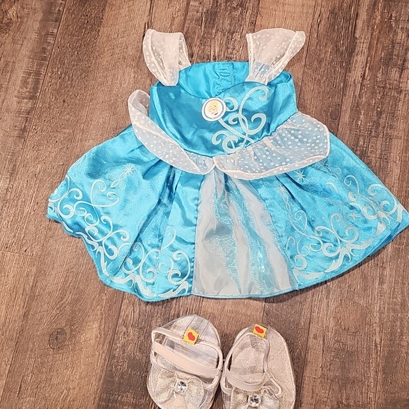 Build-A-Bear Other - N Cinderella Costume With Clear ShoesFor A Build A Bear. Teddy Bear Not Included